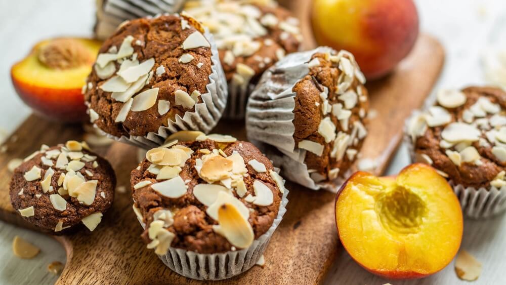 These Vegan Peach and Quinoa Muffins Are Perfection