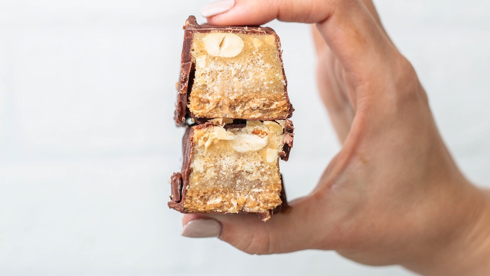 These Vegan Frozen ‘Snickers’ Bars Are Filled With Nougat and Caramel