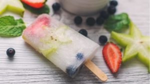 Cool Off With Vegan Starfruit Berry Popsicles