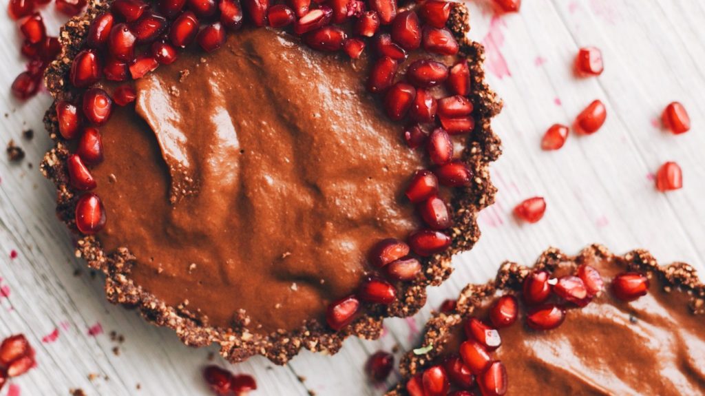 These Vegan Tarts Are Filled With Dark Chocolate Custard