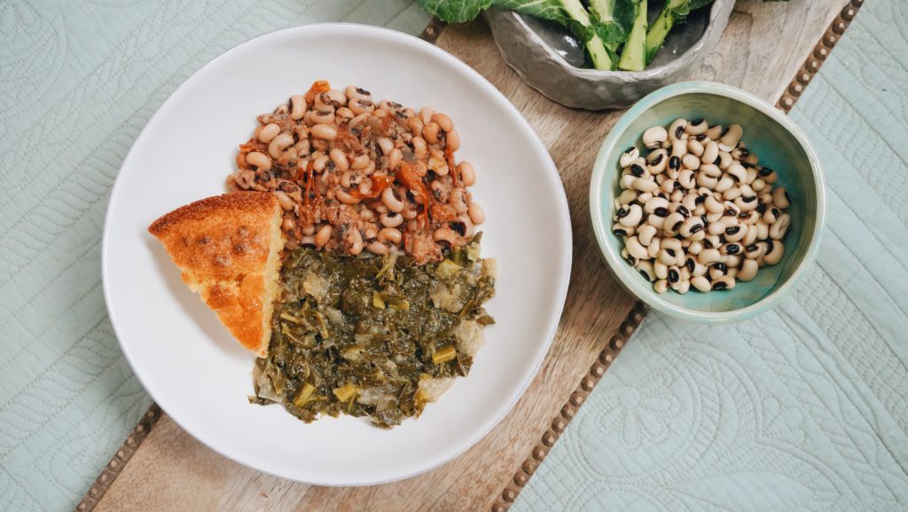 Kwanzaa Recipes: Vegan Southern Collard Greens and Vegan Black Eyed Peas
