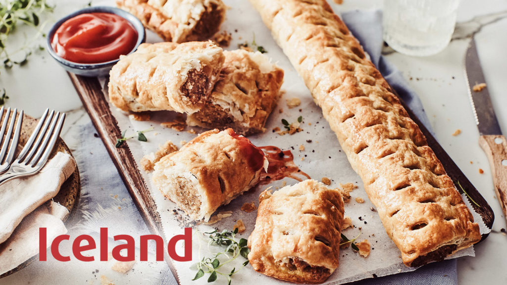 Footlong Vegan Sausage Rolls Just Launched at Iceland