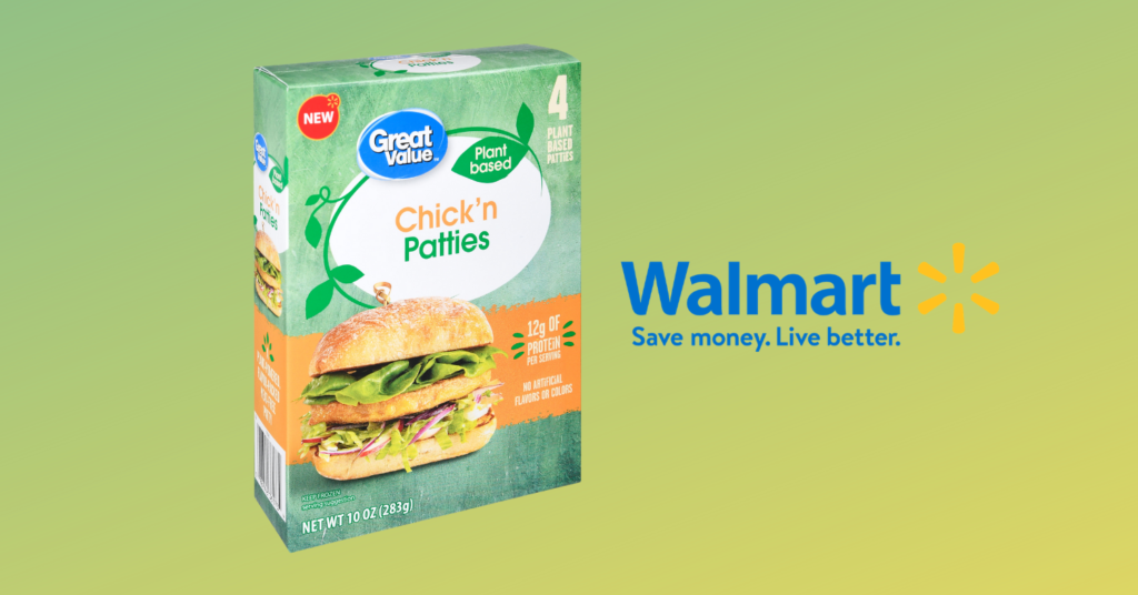 New at Walmart: 'Great Value' Vegan Chicken Burgers and Tenders