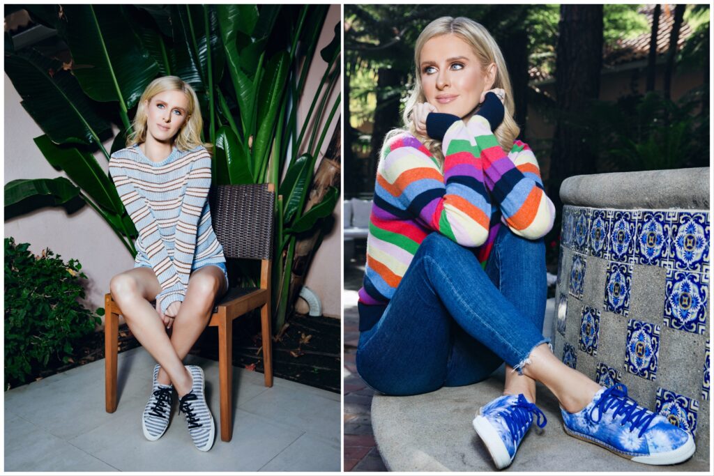 Nicky Hilton Rothschild Launches First Sustainable Vegan Shoe Line