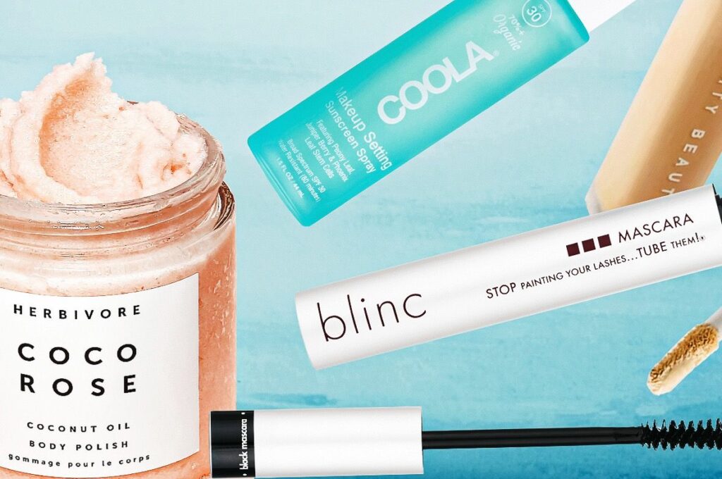 A cruelty-free body scrub, waterproof vegan mascara, and a hydrating mist for summer 2021.