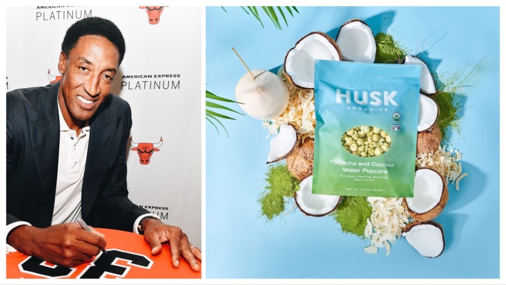 Scottie Pippen vegan popcorn brand