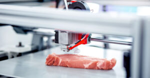 Photo features Eat Just's cell-based meat. In Japan, scientists just 3D printed wagyu beef for the first time ever.