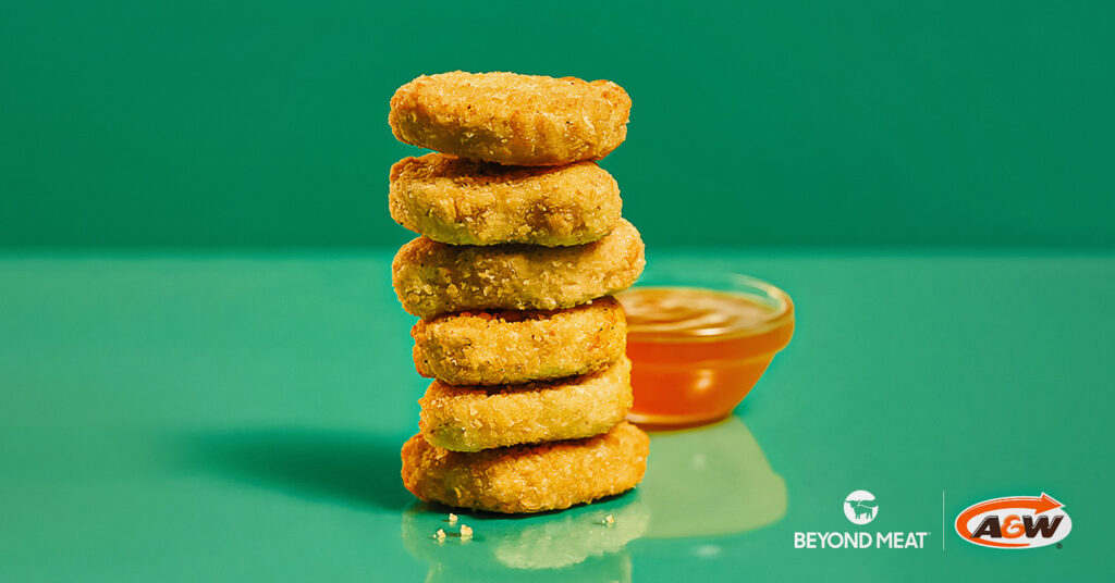 Photo of Beyond Meat's vegan chicken nuggets.