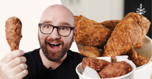 KFC-style vegan fried chicken by Sauce Stache