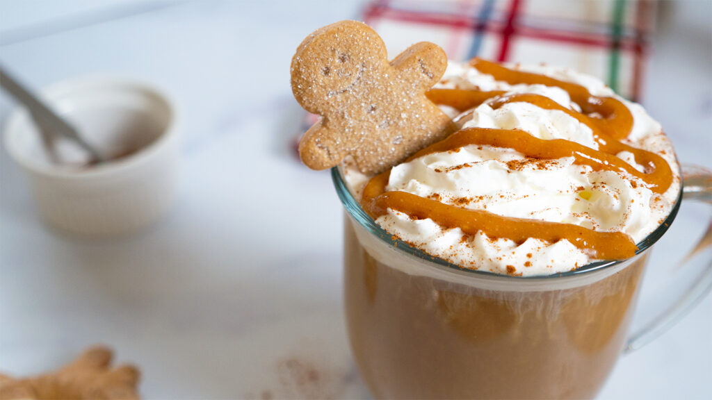 Copycat Vegan Starbucks Gingerbread Latte