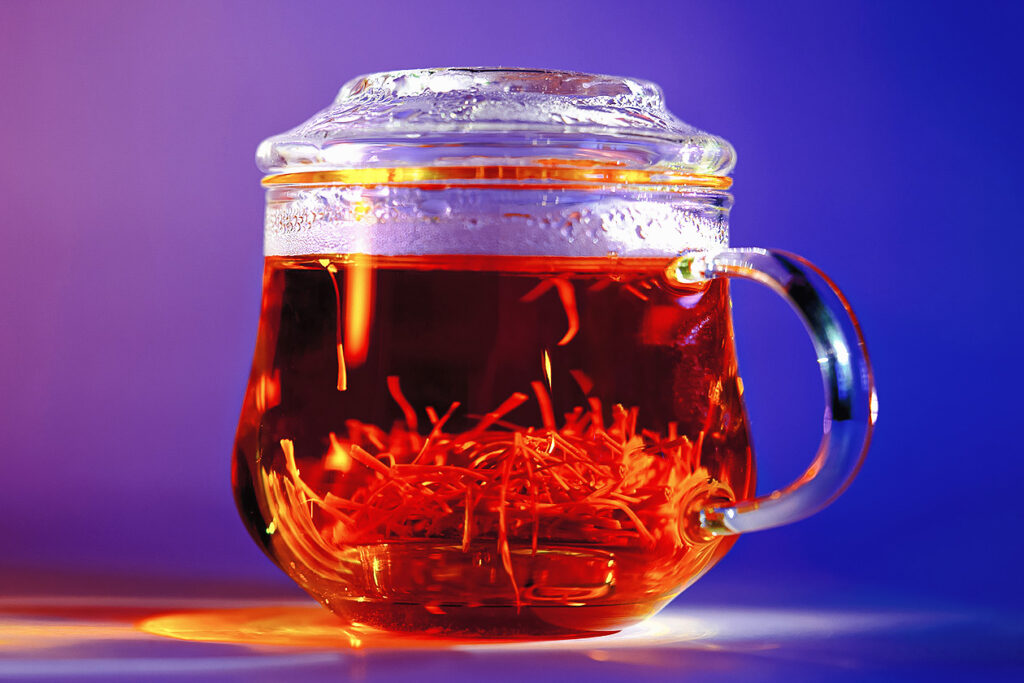 saffron infused tea