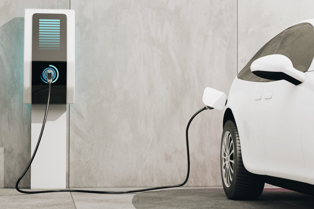 Tesla car charging
