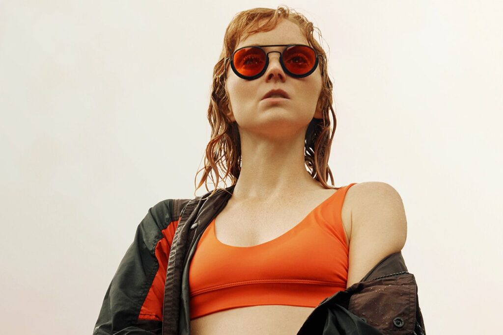 Lily Cole wears Wires Glasses