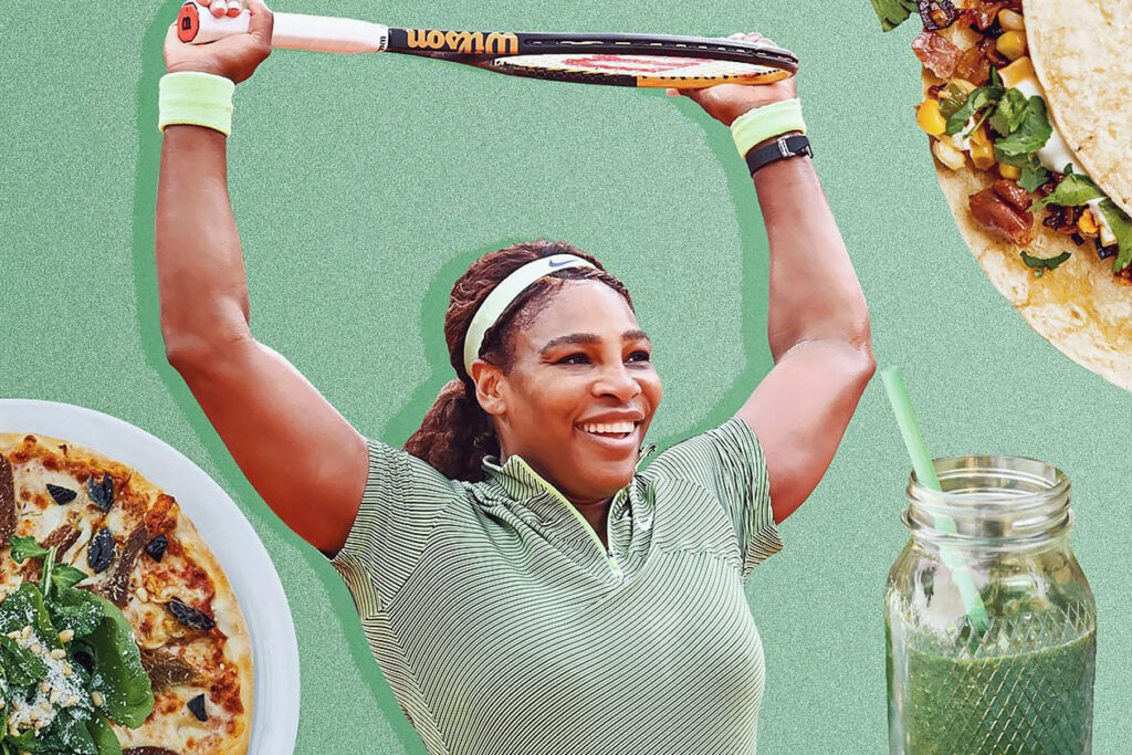 vegan celebrities recipes Serena Williams