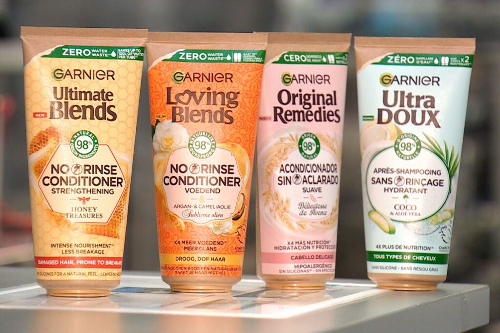 Photo shows a range of Garnier products in bottles. But what exactly is leave-in conditioner?